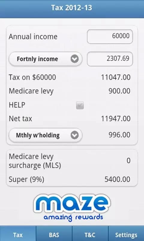 MazeTax Australia截图2