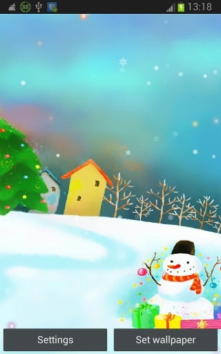 Christmas Frozen Snowman HD截图1