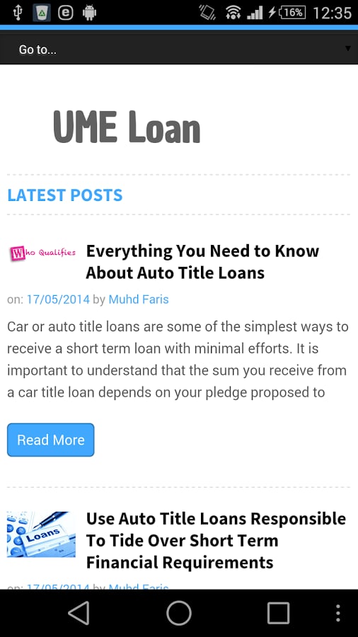 CAR LOANS TIPS截图2