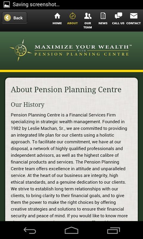 Pension Planning Centre截图4