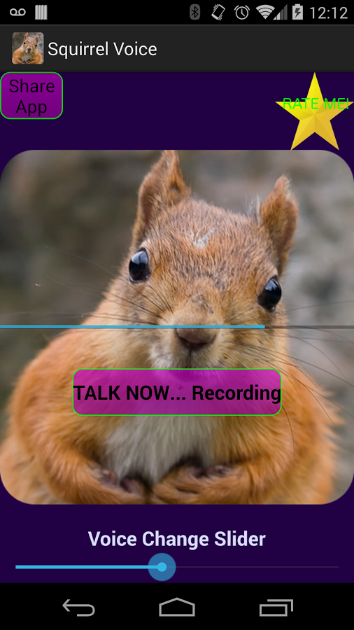 Talking Squirrel Voice Changer截图3