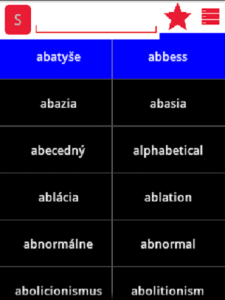 English Slovak Dictionary截图2