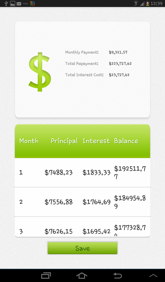 Business Loan Calculator截图3