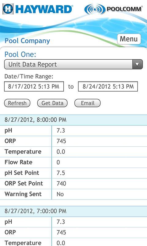 Hayward PoolComm截图4