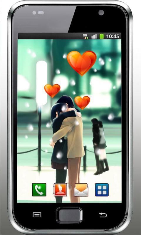 Love Snow Anime LWP截图2