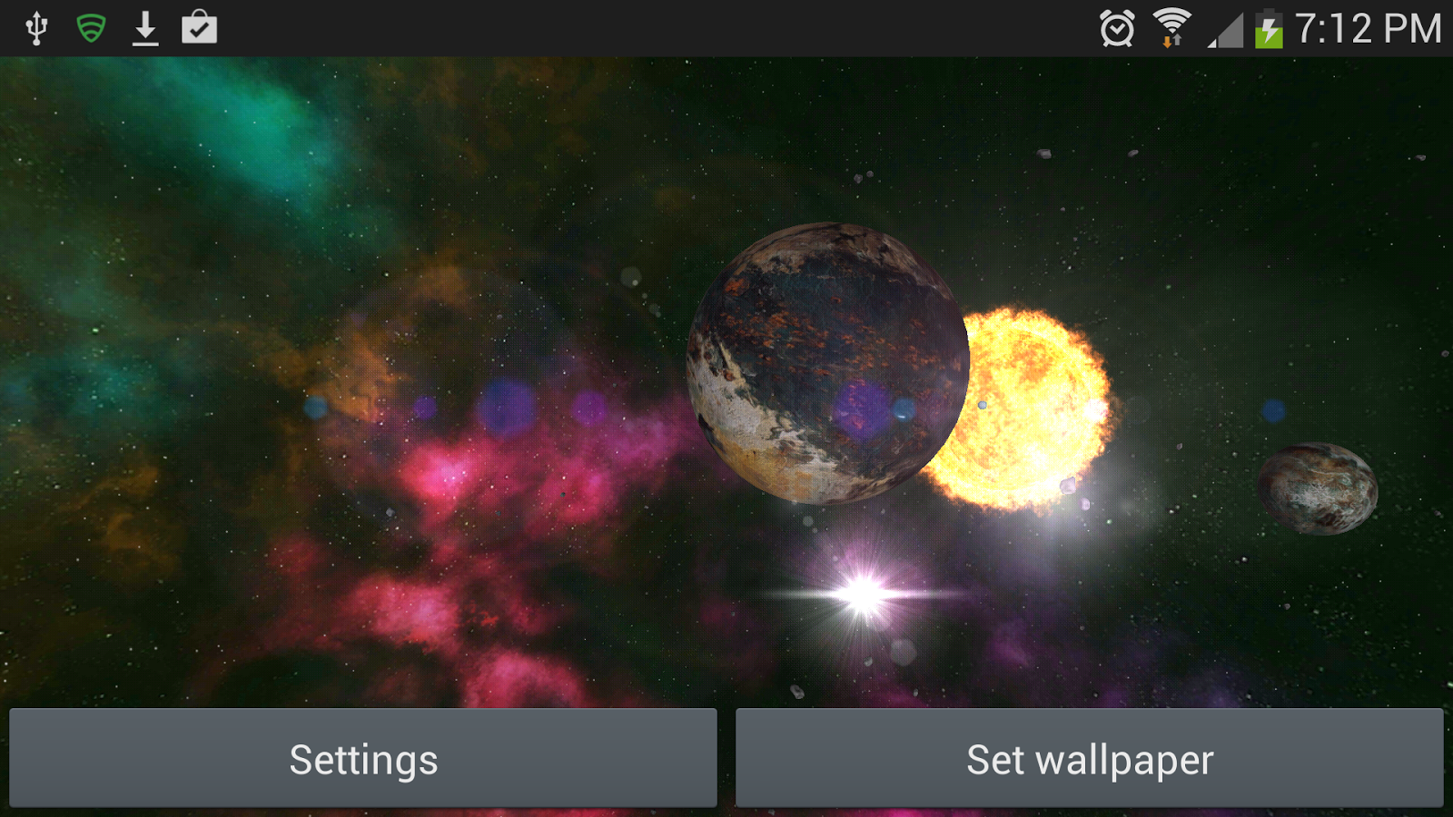 Orbit Space 3D LWP Free截图5