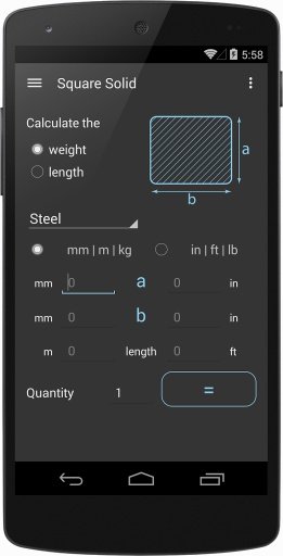 Steel Weight Calculator截图5