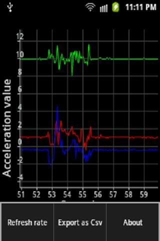 Accelerometer Data Reader截图2