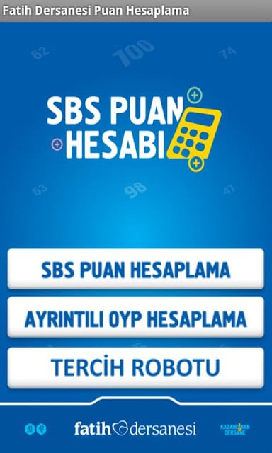 SBS Puan ve Tercih Robotu截图2