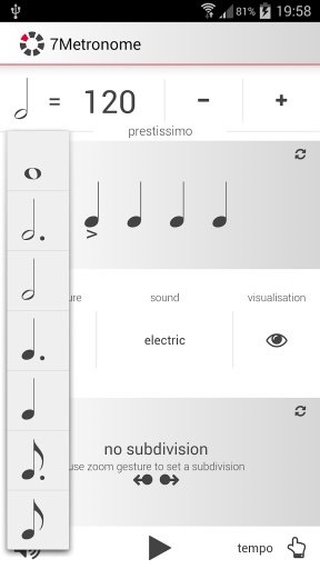 7Metronome: Pro Metronome截图1