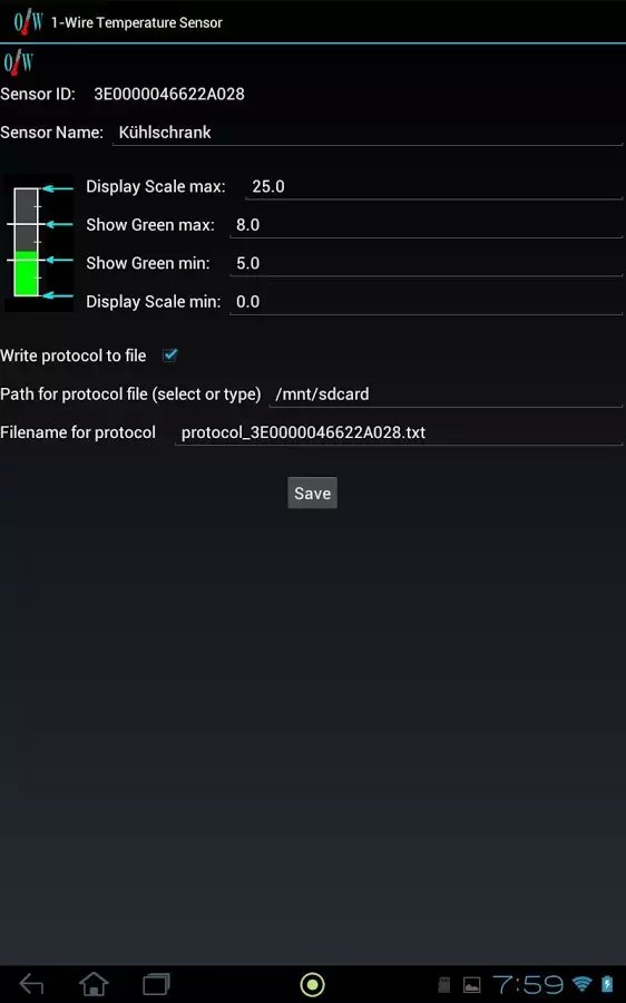 USB Temperatur Anzeige und Log截图4