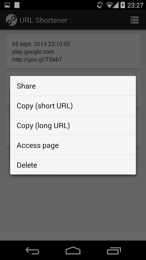 URL Shortener (goo.gl)截图2