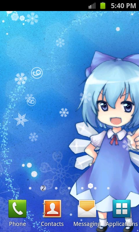 Touhou Cirno LWP截图3