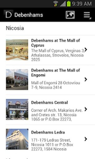 Debenhams Cyprus截图2