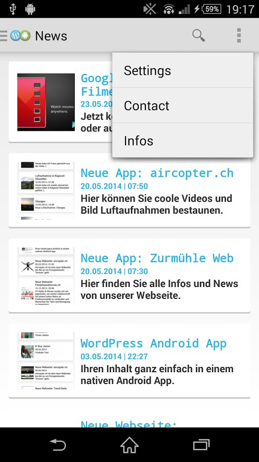 WP Android App EN截图4