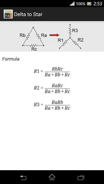 Star-Delta Calculator截图1