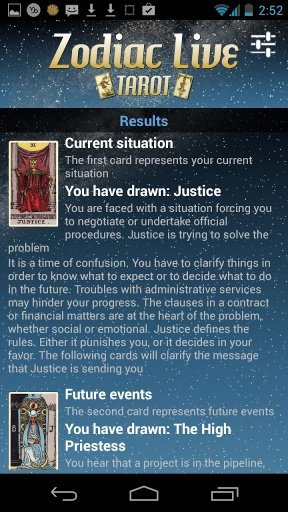 ZODIAC LIVE 3D TAROT/HOROSCOPE截图1