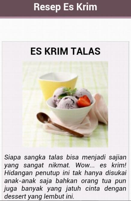 Resep Es Krim截图4