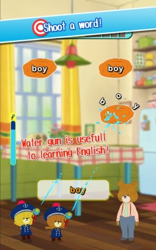 Shoot English by water gun!截图5