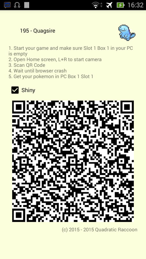 QR Codes for Pokemon XYO...截图1