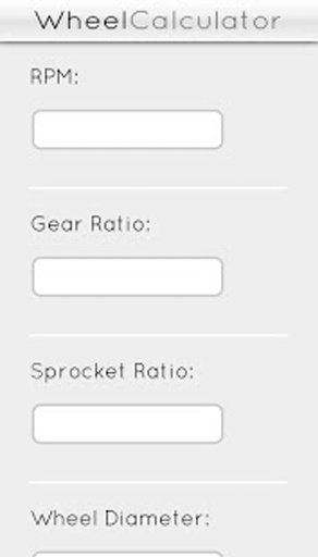 Wheel Speed Calculator截图4