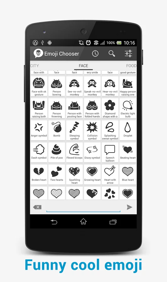 Emoji Chooser(EmoticonInput)截图3