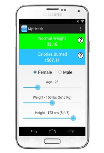 My Health - BMR Calculator截图1