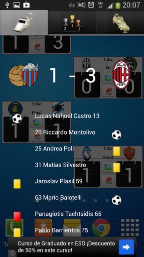 Widget Calcio截图5