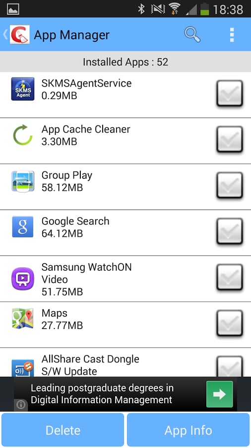 AppNCache Cleaner截图2