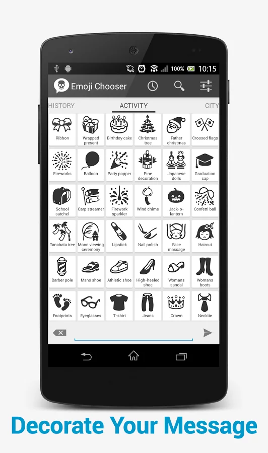 Emoji Chooser(EmoticonInput)截图2