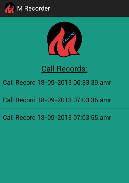 M Recorder _ Voice &amp; Calls截图5