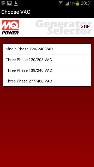 MQ POWER Generator Selector截图5