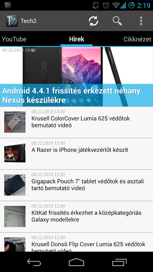 Tech2.hu for Android截图1