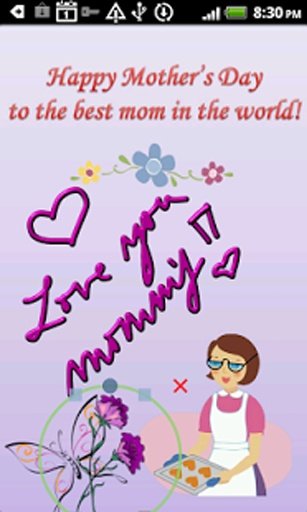 Mothers Day Cards! Doodle Text截图5