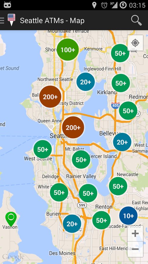 Seattle ATM's截图4