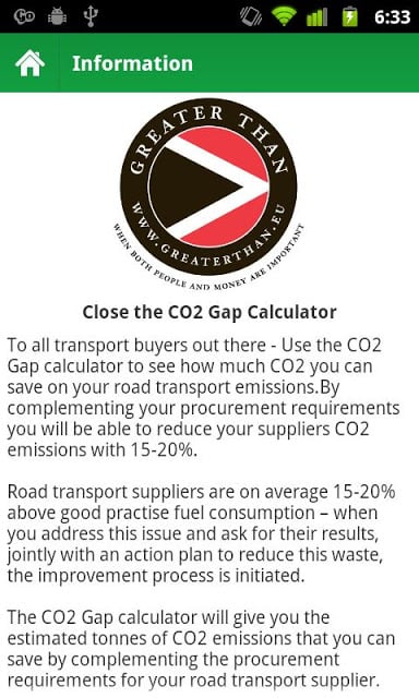 Close CO2 Gap Calculator截图2