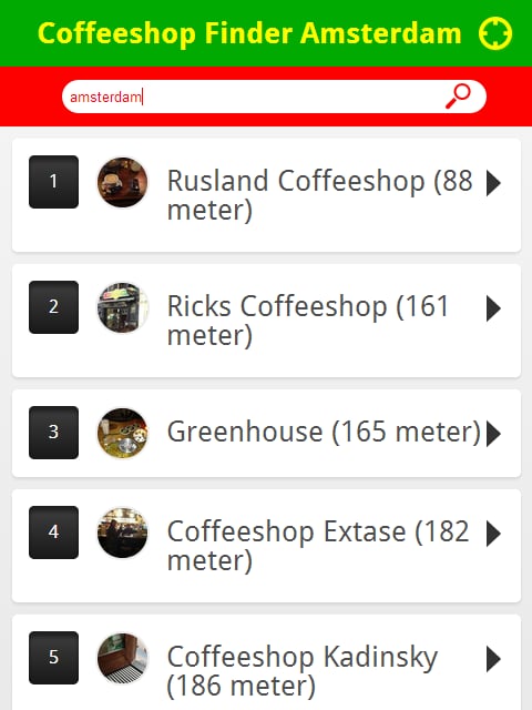 Coffeeshop Finder Amsterdam截图1