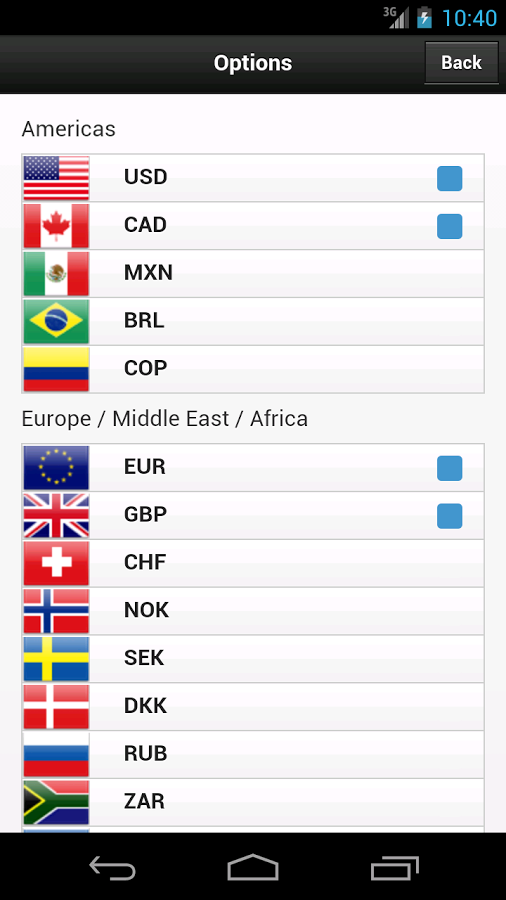 xCurrency截图2