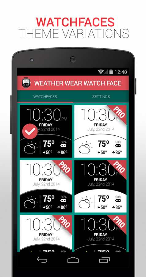 Weather Watch Face截图4