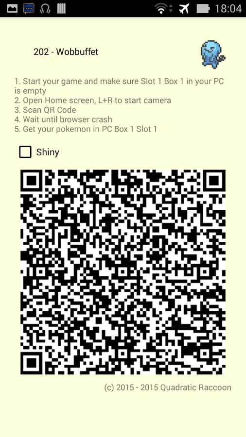 QR Codes for Pokemon XYO...截图4