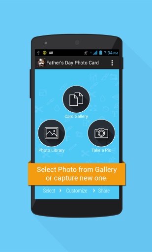 Fathers Day Photo Card截图1