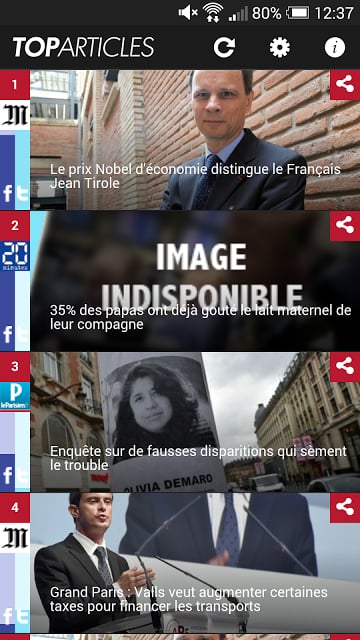 Top Articles : l'actu qui buzz截图6