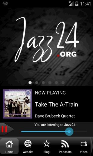 Jazz24: Streaming Jazz 24/7截图1