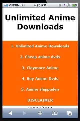 Unlimited Anime Download...截图1