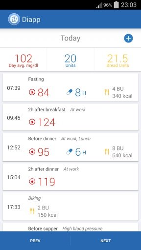 Diapp - Diabetes Diary截图1