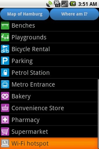 Hamburg Amenities Map (free)截图1