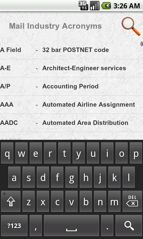 Mail Industry Acronyms截图1