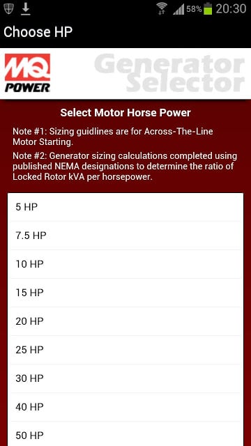 MQ POWER Generator Selector截图4