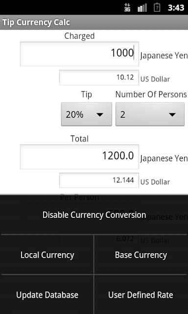 Tip Currency Calc截图3