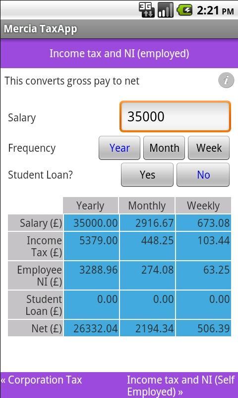 Mercia TaxApp截图5